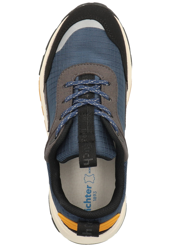 Richter Sneaker Lederimitat/Textil Blau/Schwarz