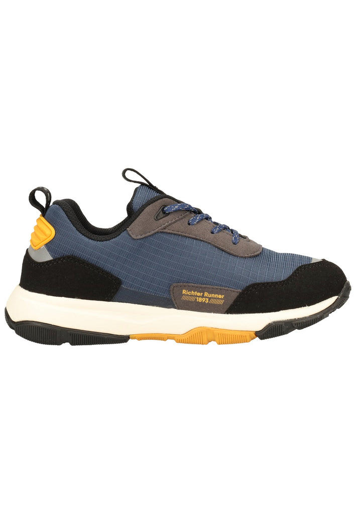 Richter Sneaker Lederimitat/Textil Blau/Schwarz