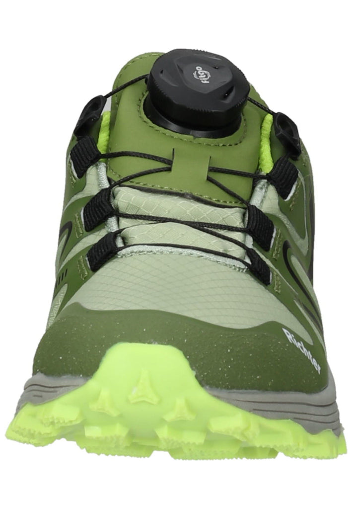Richter Sneaker Lederimitat/Textil Grün/Schwarz