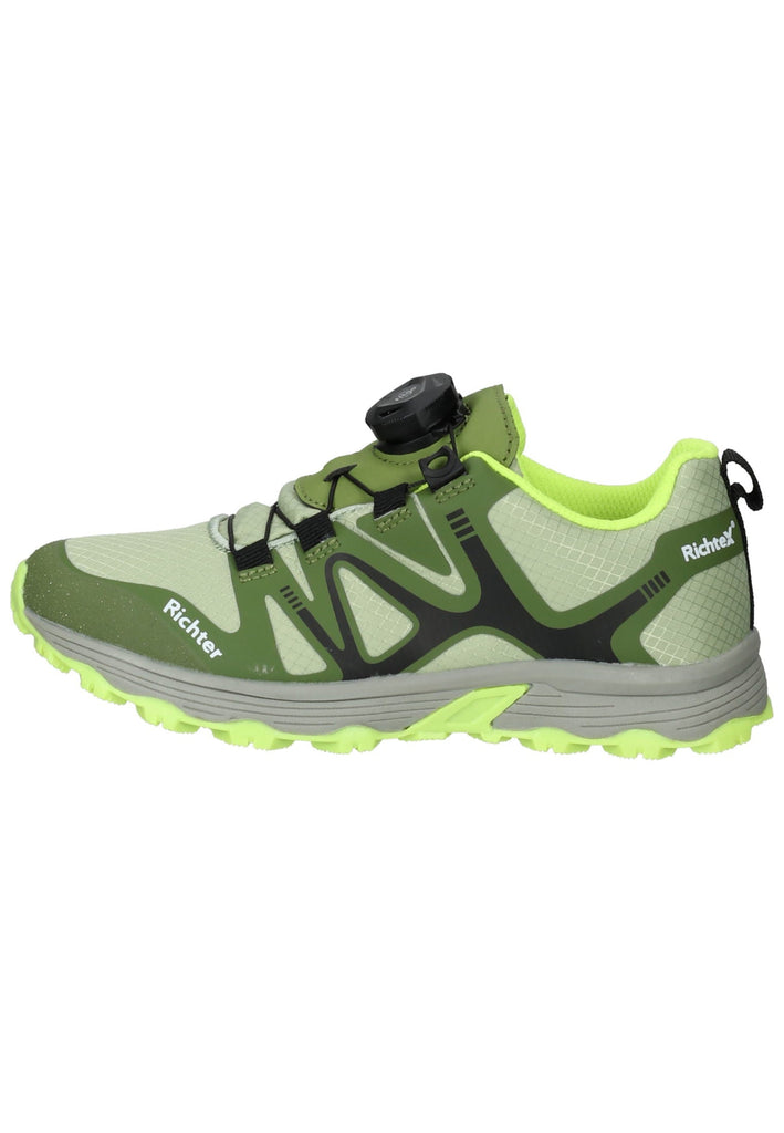 Richter Sneaker Lederimitat/Textil Grün/Schwarz