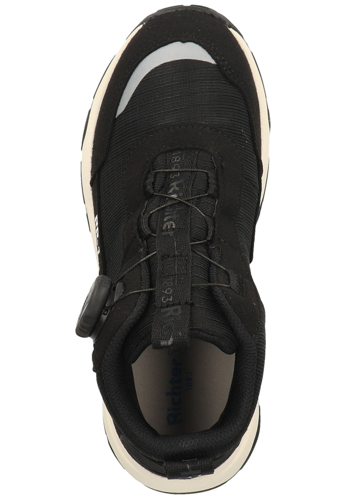 Richter Sneaker Lederimitat/Textil Schwarz