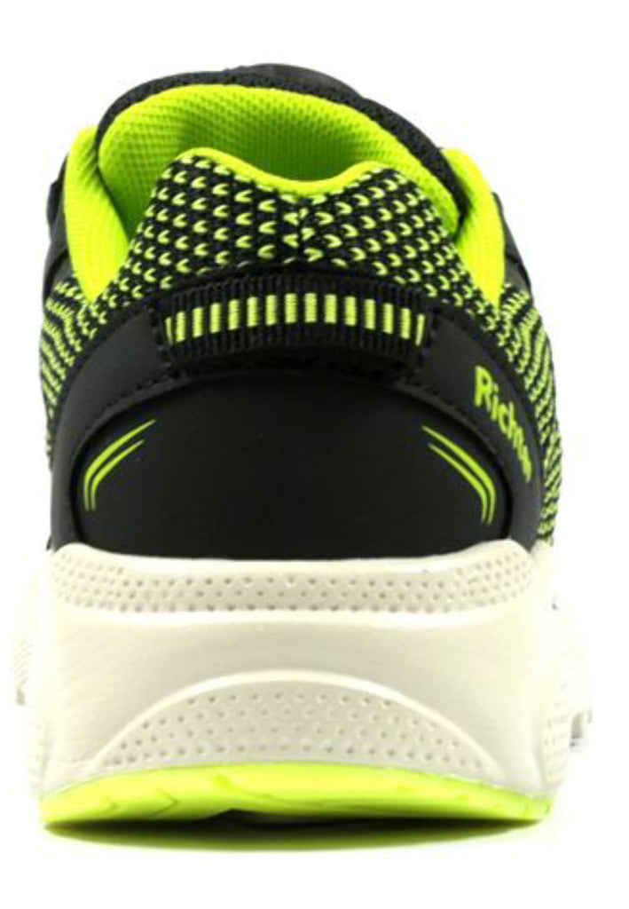Richter Sneaker Lederimitat/Textil Schwarz/Grün