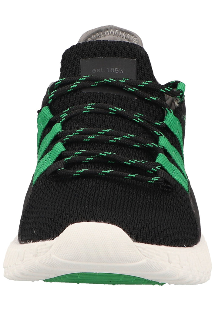 Richter Sneaker Lederimitat/Textil Schwarz/Grün
