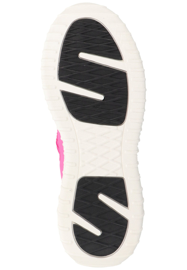 Richter Sneaker Lederimitat/Textil Schwarz/Pink