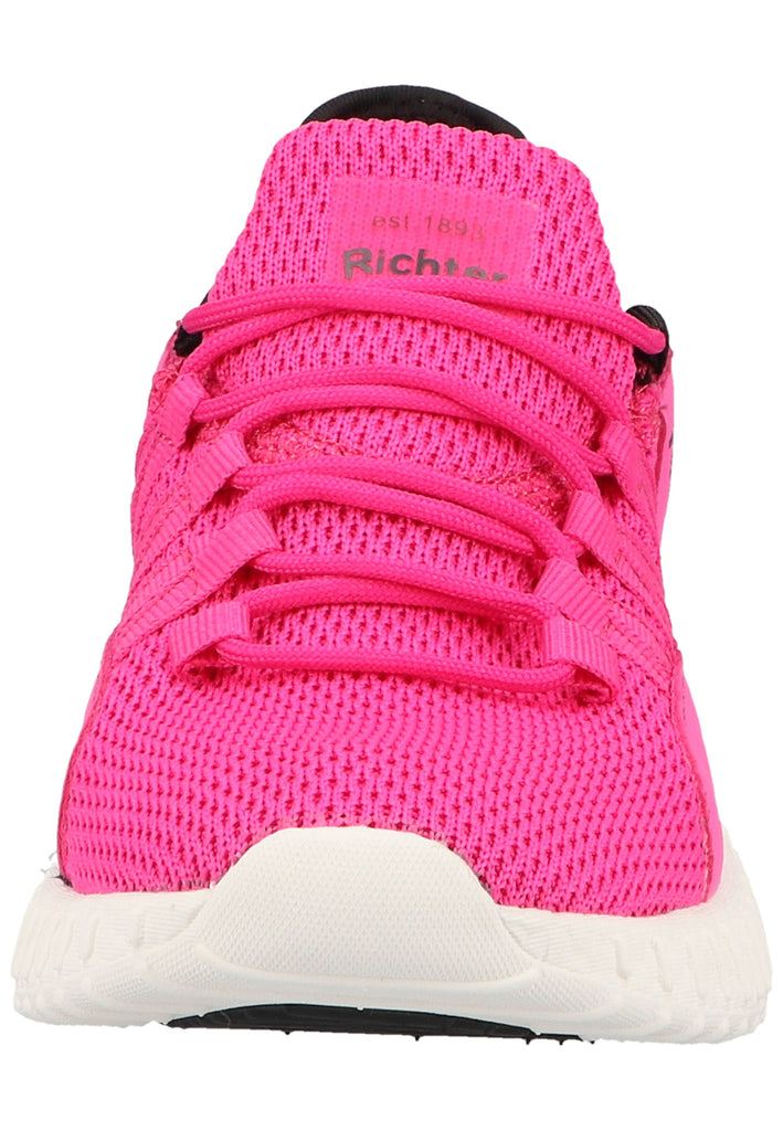 Richter Sneaker Lederimitat/Textil Schwarz/Pink