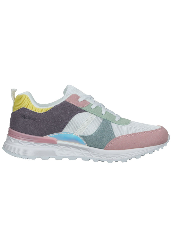 Richter Sneaker Lederimitat Weiß/Rosa