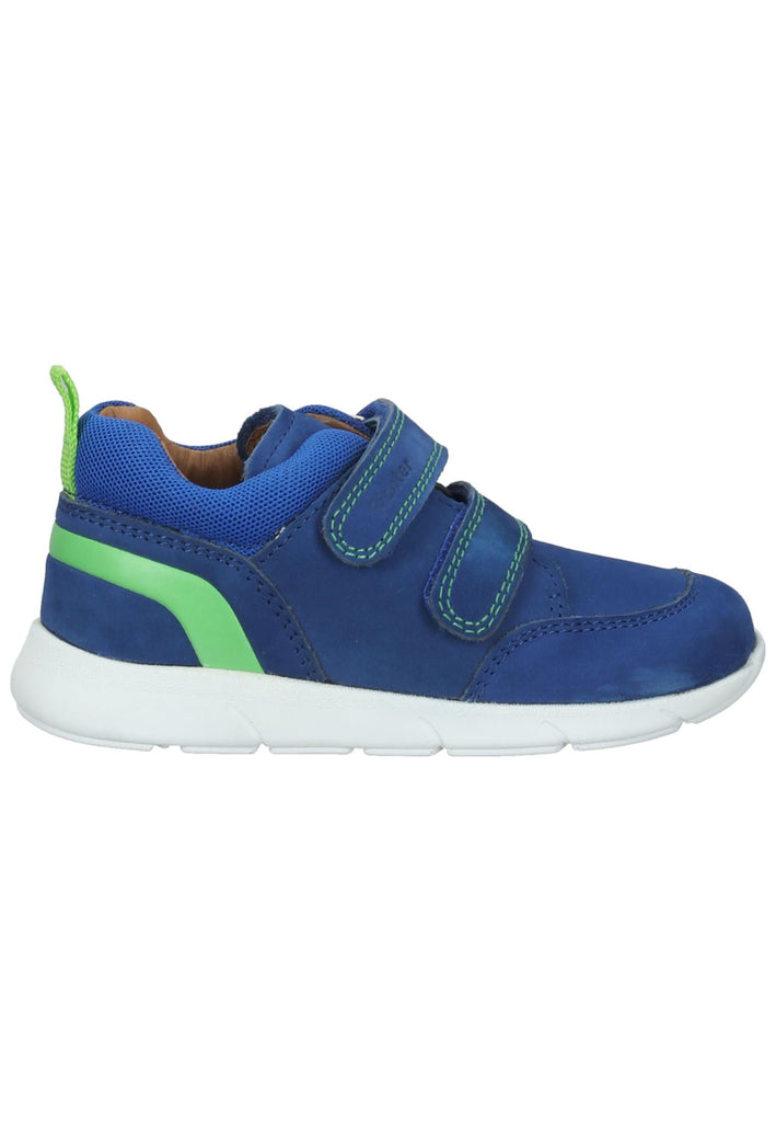 Richter Sneaker Nubukleder Blau/Grün