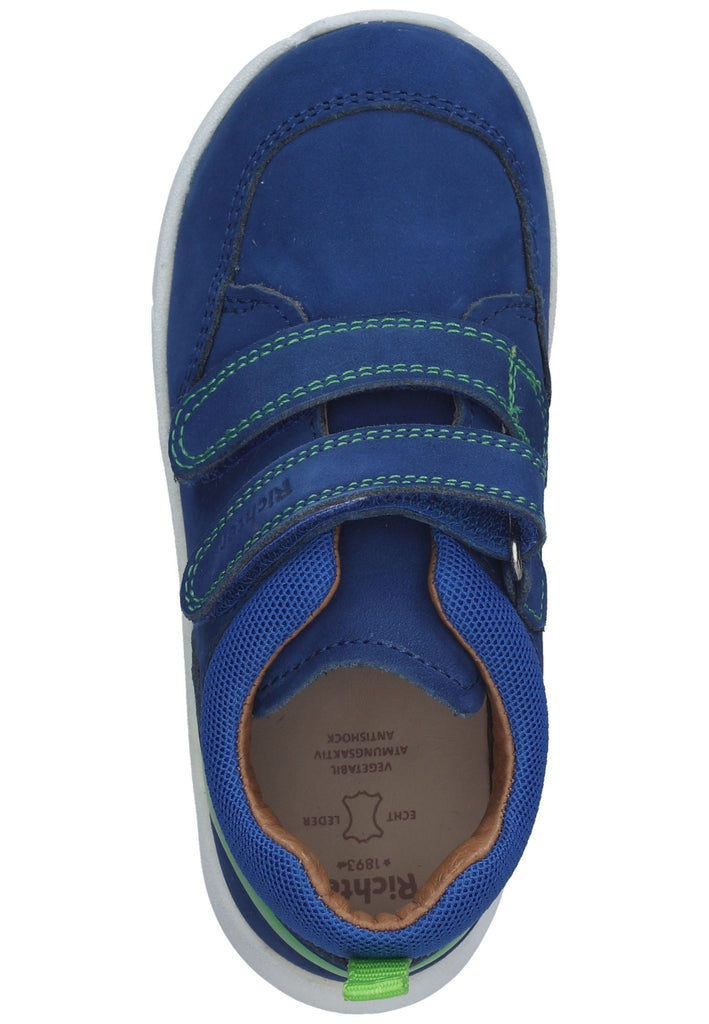 Richter Sneaker Nubukleder Blau/Grün