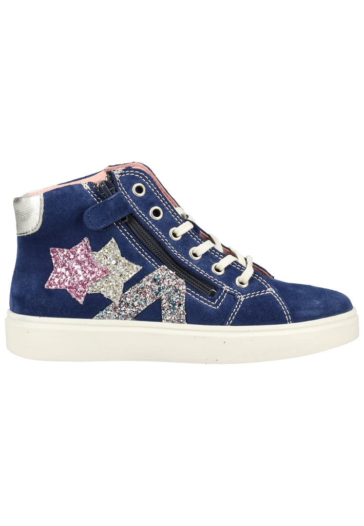 Richter Sneaker Veloursleder Blau/Pink