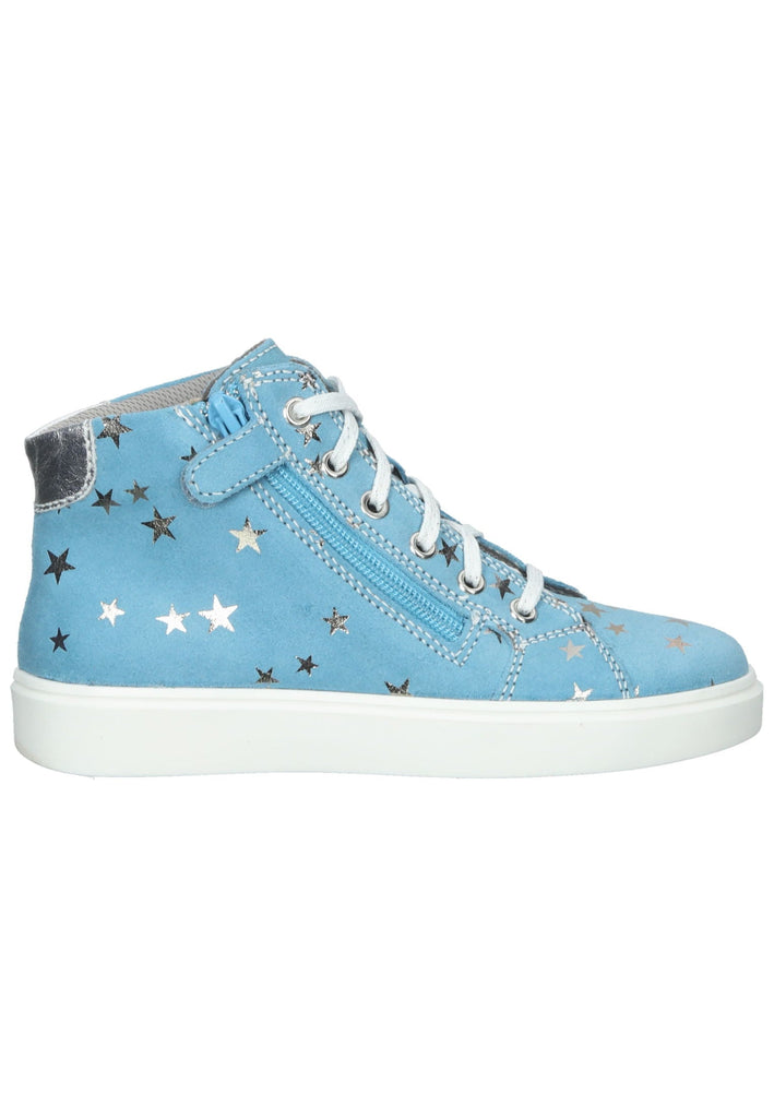 Richter Sneaker Veloursleder Blau/Silber