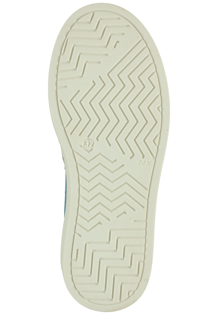 Richter Sneaker Veloursleder Blau/Silber