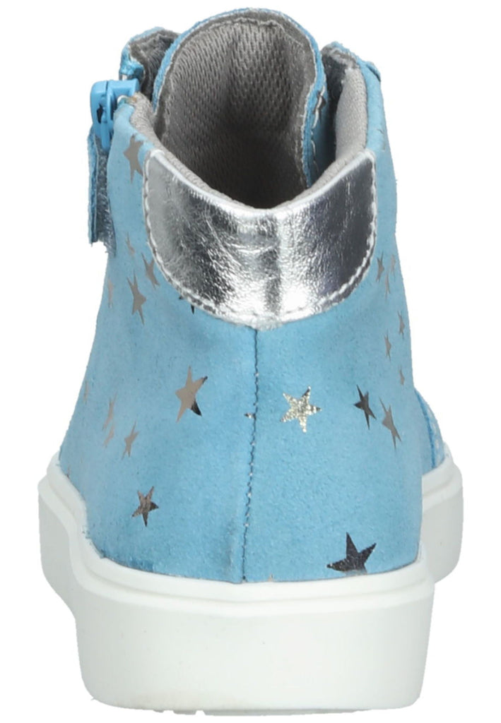 Richter Sneaker Veloursleder Blau/Silber