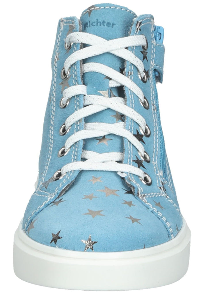 Richter Sneaker Veloursleder Blau/Silber