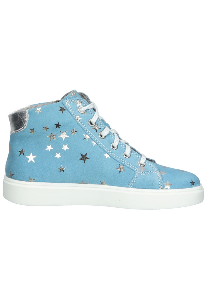 Richter Sneaker Veloursleder Blau/Silber