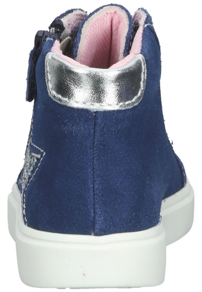 Richter Sneaker Veloursleder Blau/Silber
