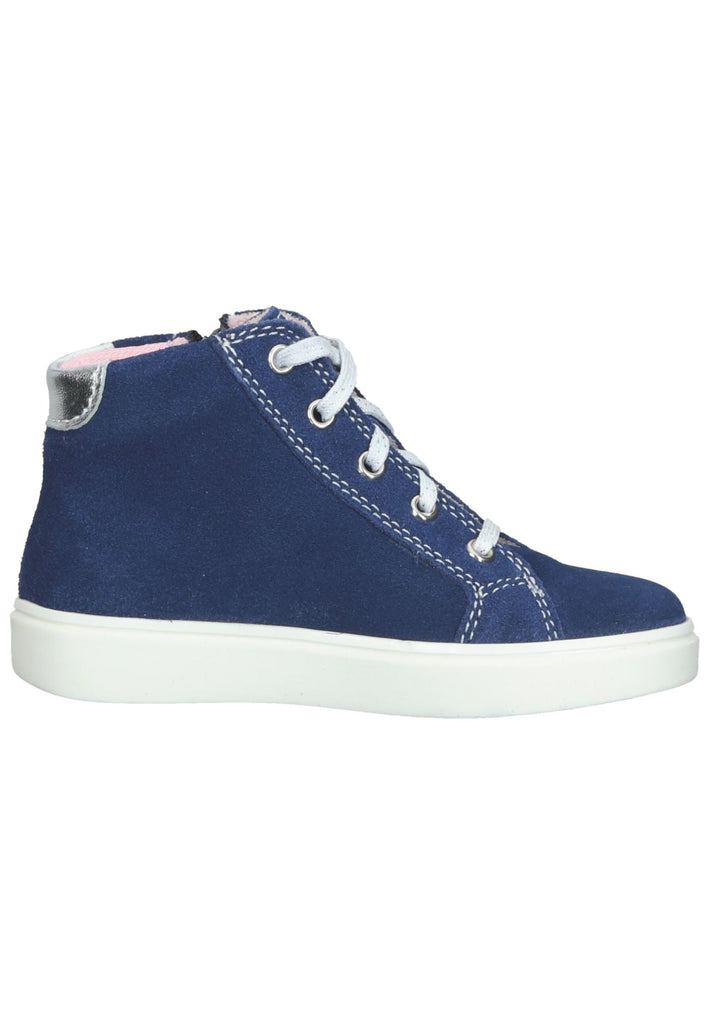 Richter Sneaker Veloursleder Blau/Silber