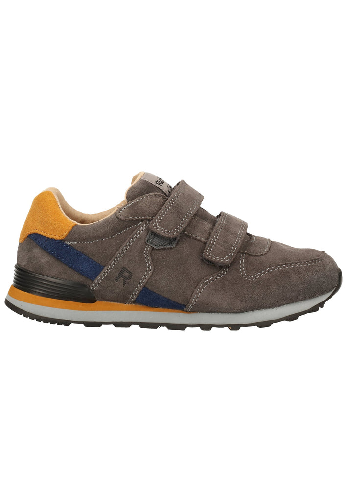 Richter Sneaker Veloursleder Grau/Gelb