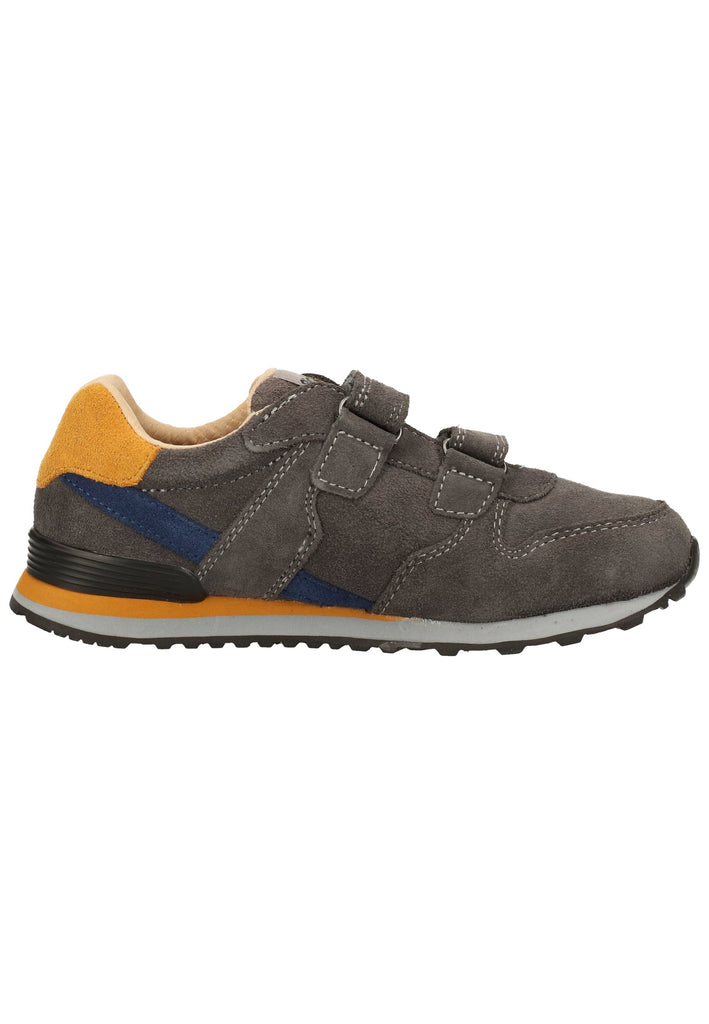 Richter Sneaker Veloursleder Grau/Gelb