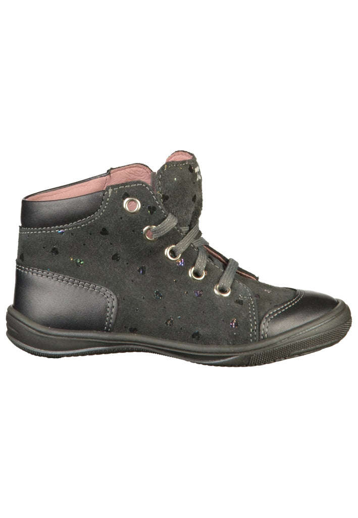 Richter Sneaker Veloursleder Grau/Silber