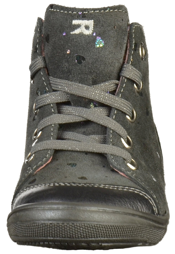 Richter Sneaker Veloursleder Grau/Silber