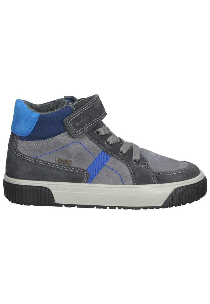 Richter Sneaker Veloursleder Grau Warmfutter