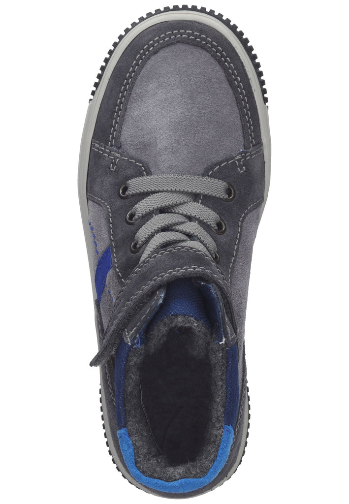 Richter Sneaker Veloursleder Grau Warmfutter