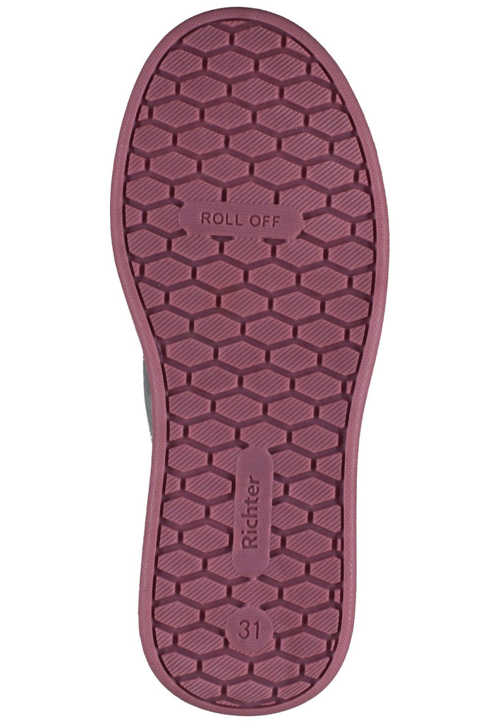 Richter Sneaker Veloursleder Silber