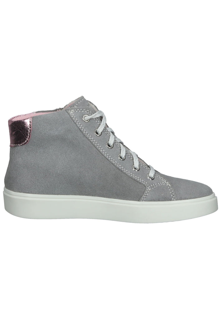 Richter Sneaker Veloursleder Silber