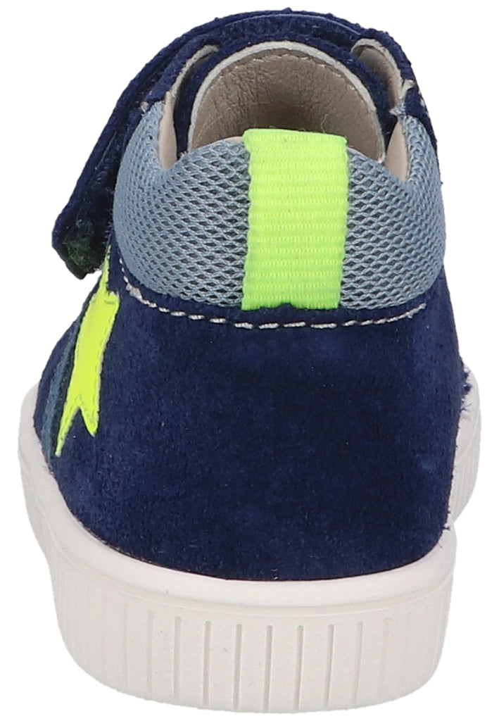 Richter Sneaker Veloursleder/Textil Blau/Gelb