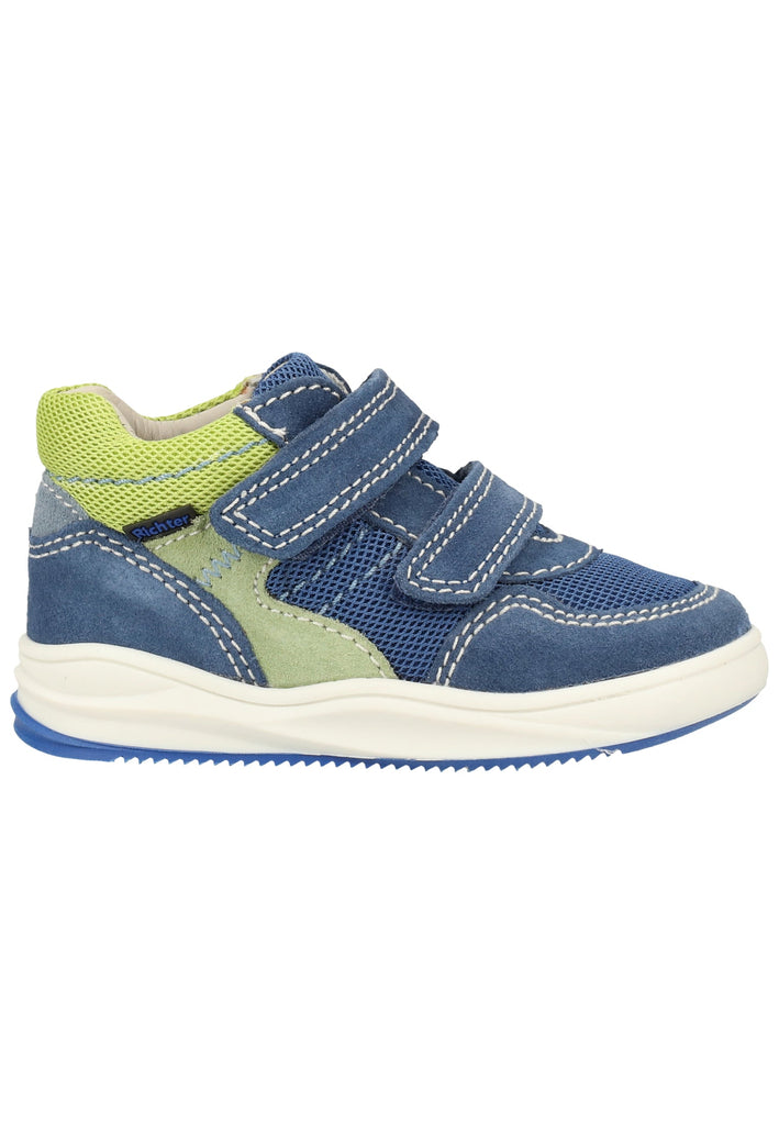 Richter Sneaker Veloursleder/Textil Blau/Grün