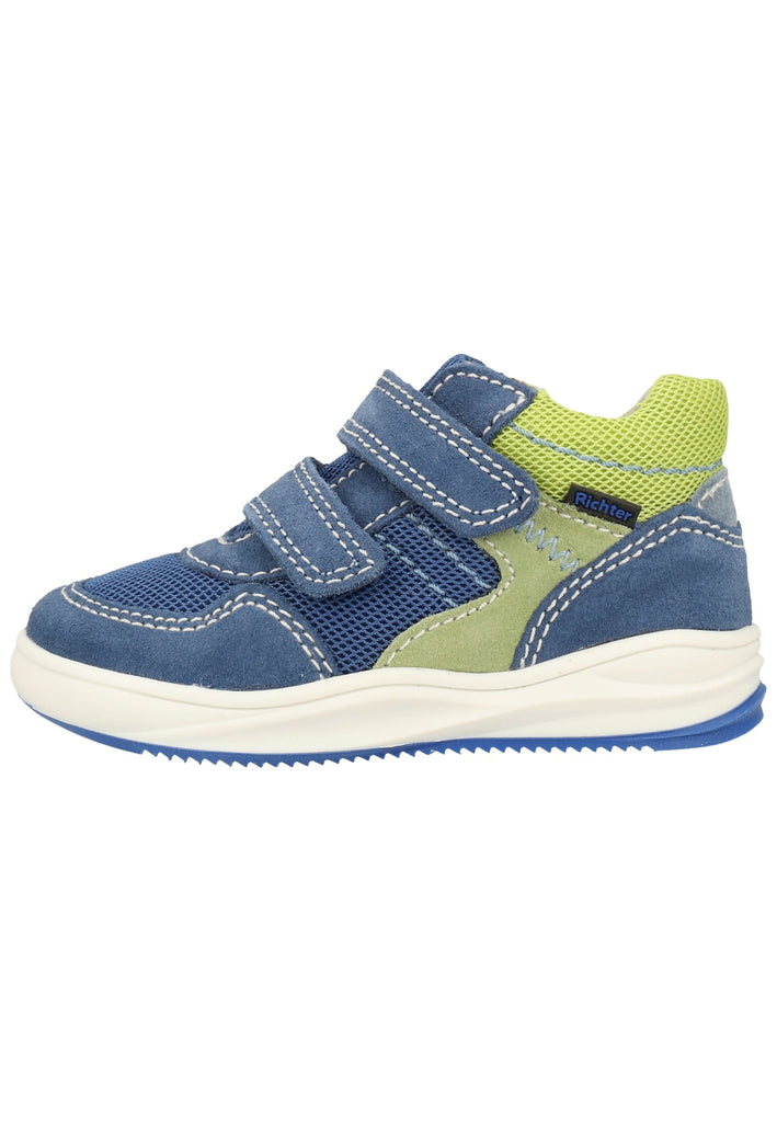 Richter Sneaker Veloursleder/Textil Blau/Grün