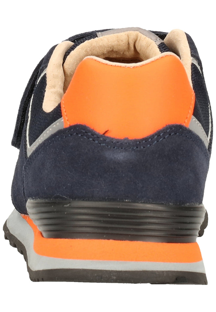 Richter Sneaker Veloursleder/Textil Blau/Orange