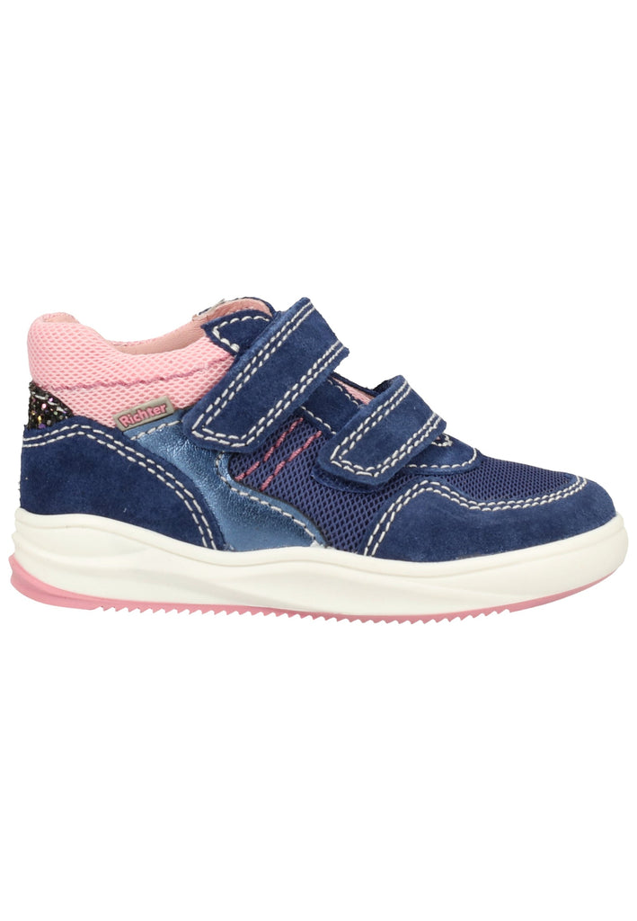 Richter Sneaker Veloursleder/Textil Blau/Pink