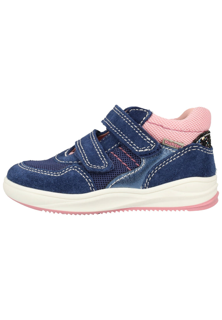 Richter Sneaker Veloursleder/Textil Blau/Pink
