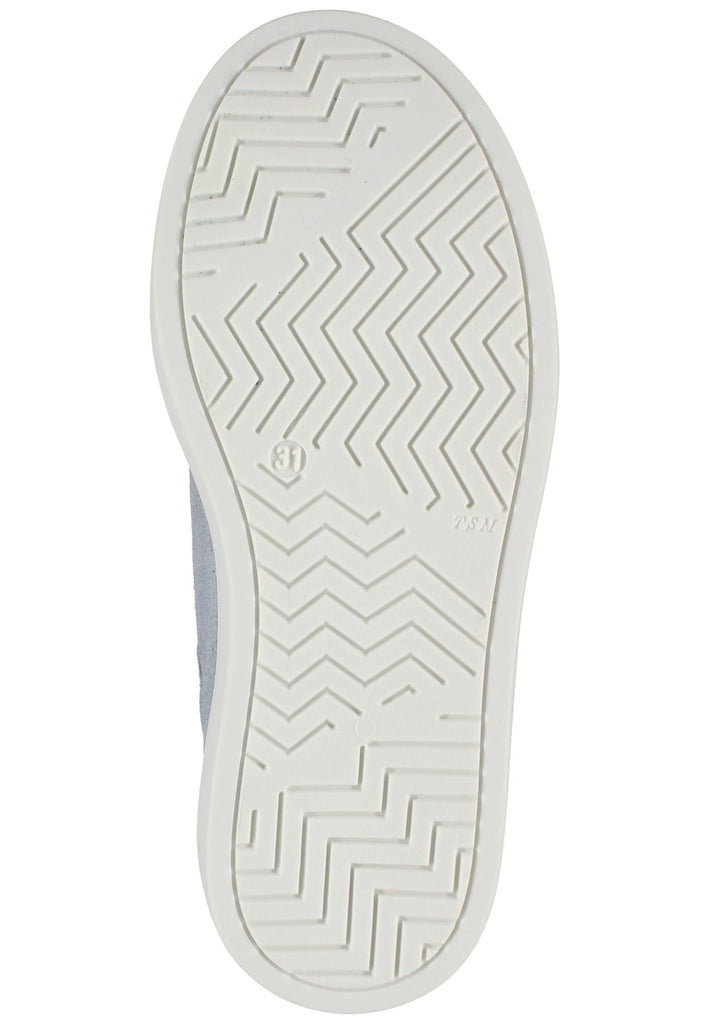 Richter Sneaker Veloursleder/Textil Blau/Silber