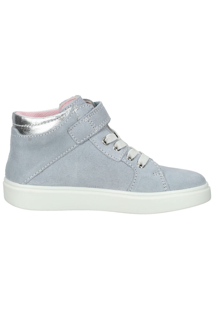 Richter Sneaker Veloursleder/Textil Blau/Silber