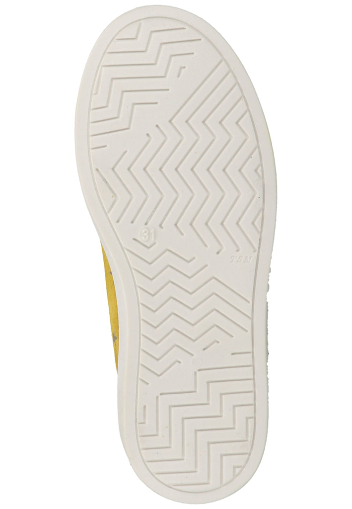 Richter Sneaker Veloursleder/Textil Gelb/Silber