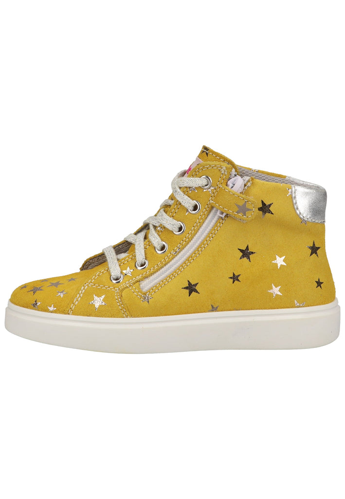 Richter Sneaker Veloursleder/Textil Gelb/Silber