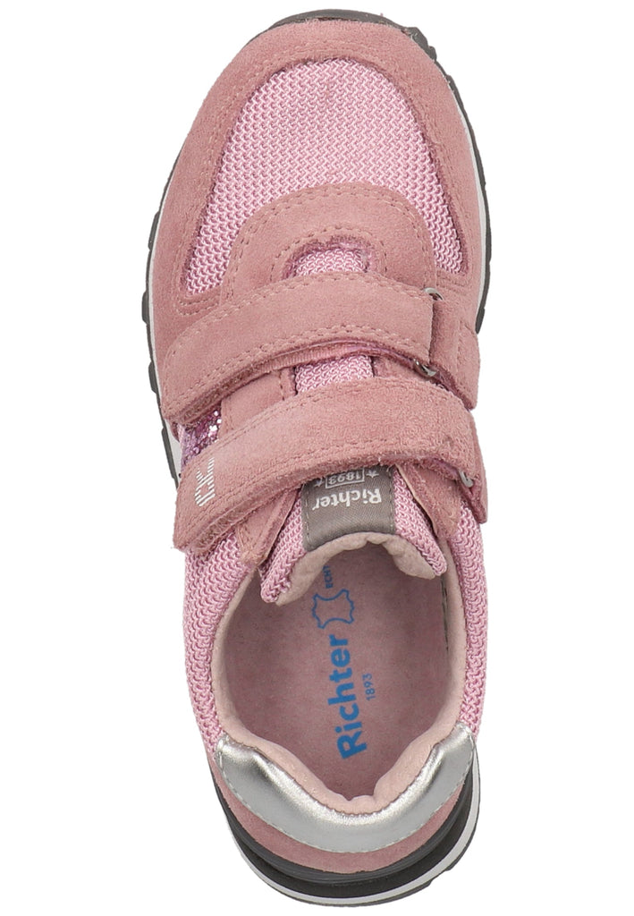 Richter Sneaker Veloursleder/Textil Rosa/Silber