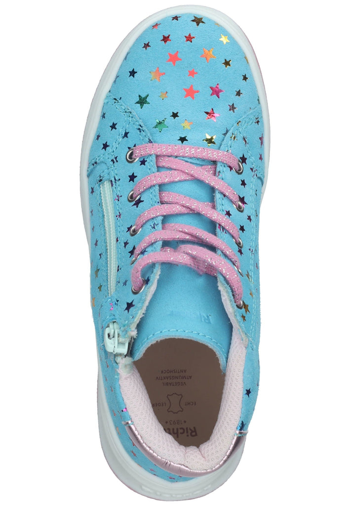 Richter Sneaker Veloursleder Türkis