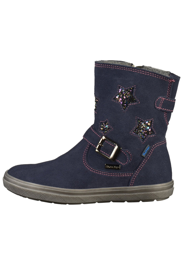 Richter Stiefel Leder Blau