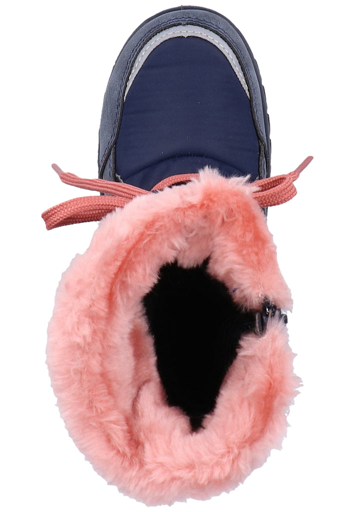 Richter Stiefel Leder/Textil Blau Warmfutter