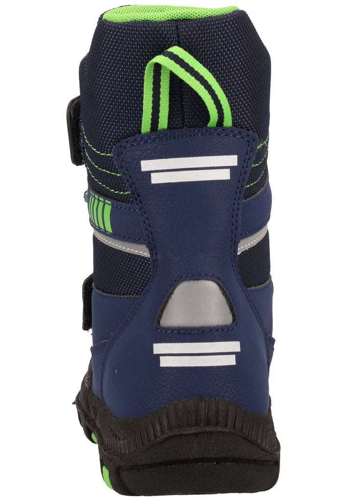 Richter Stiefel Leder/Textil Blau Warmfutter