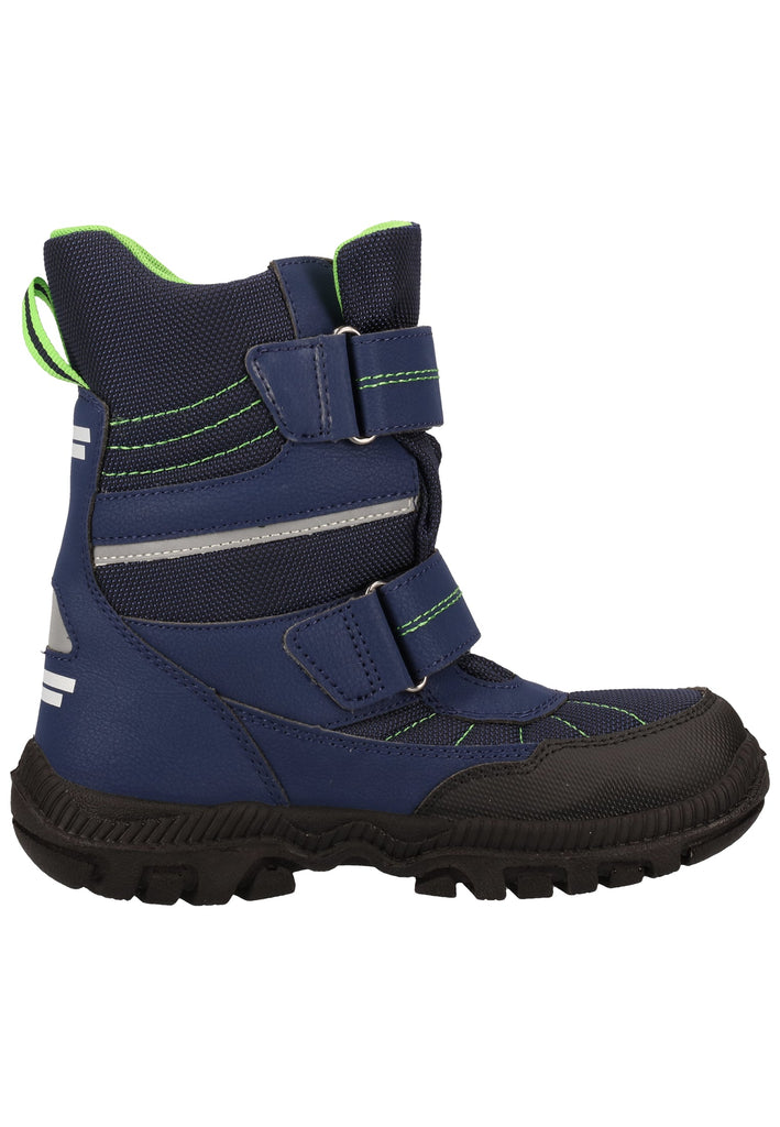 Richter Stiefel Leder/Textil Blau Warmfutter