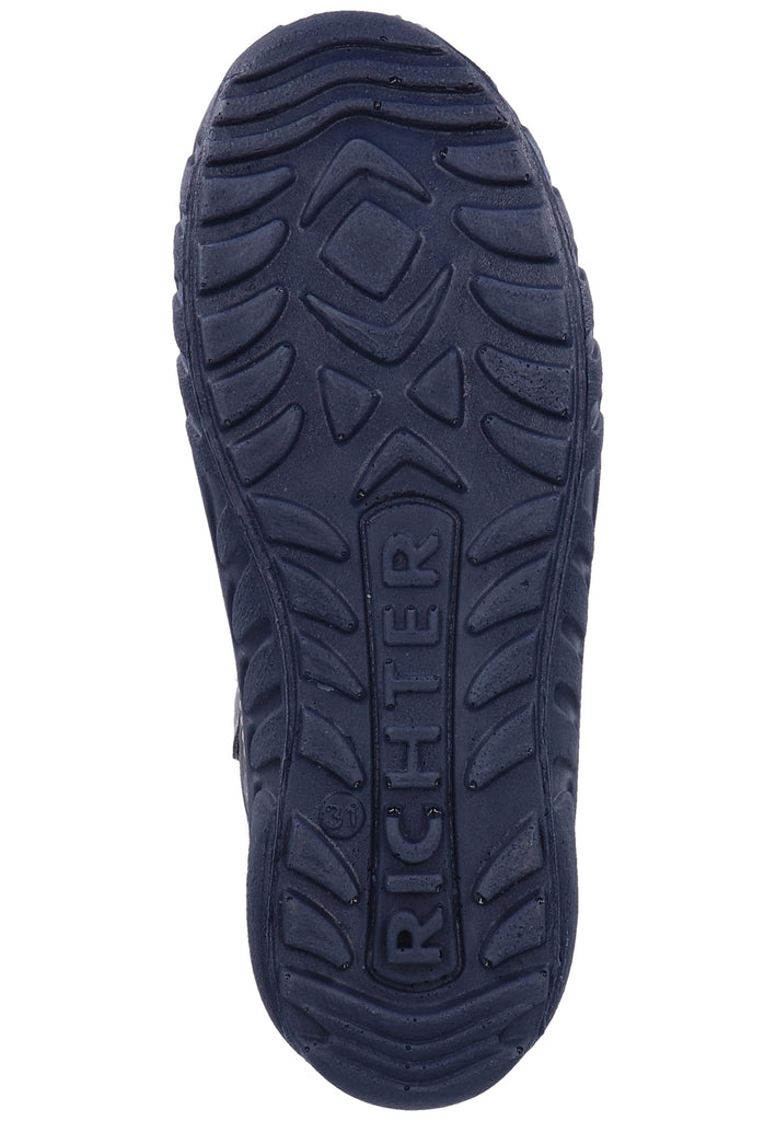 Richter Stiefel Leder/Textil Grau Warmfutter