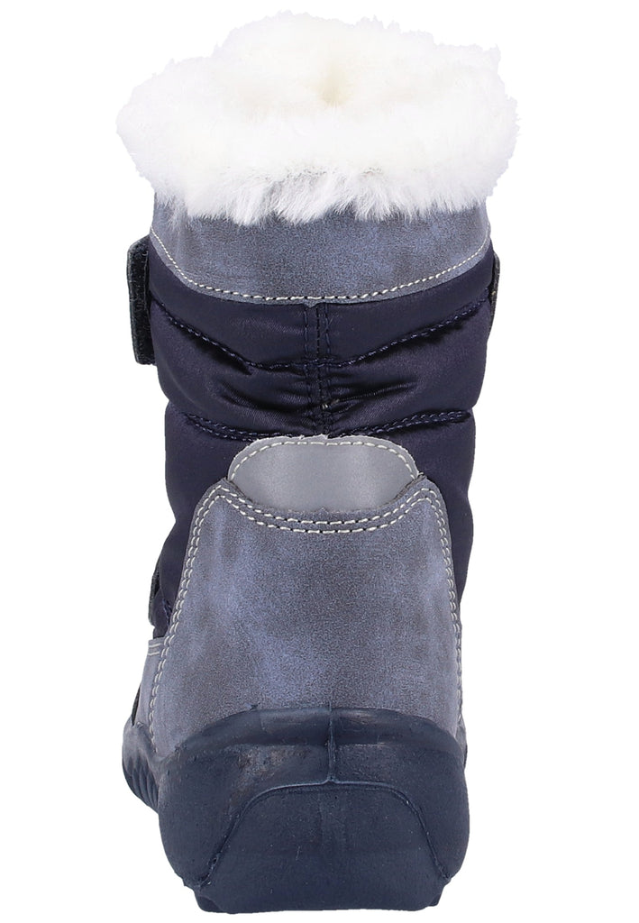 Richter Stiefel Leder/Textil Grau Warmfutter