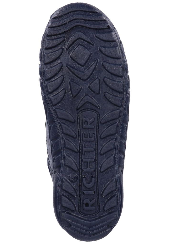 Richter Stiefel Leder/Textil Grau Warmfutter