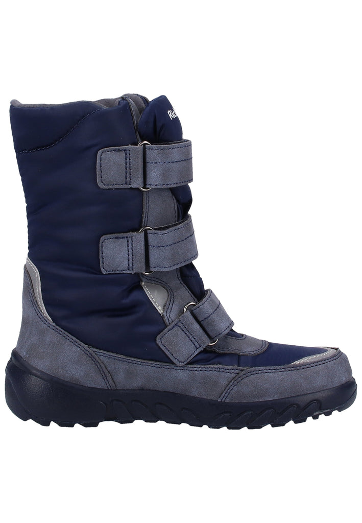 Richter Stiefel Leder/Textil Grau Warmfutter