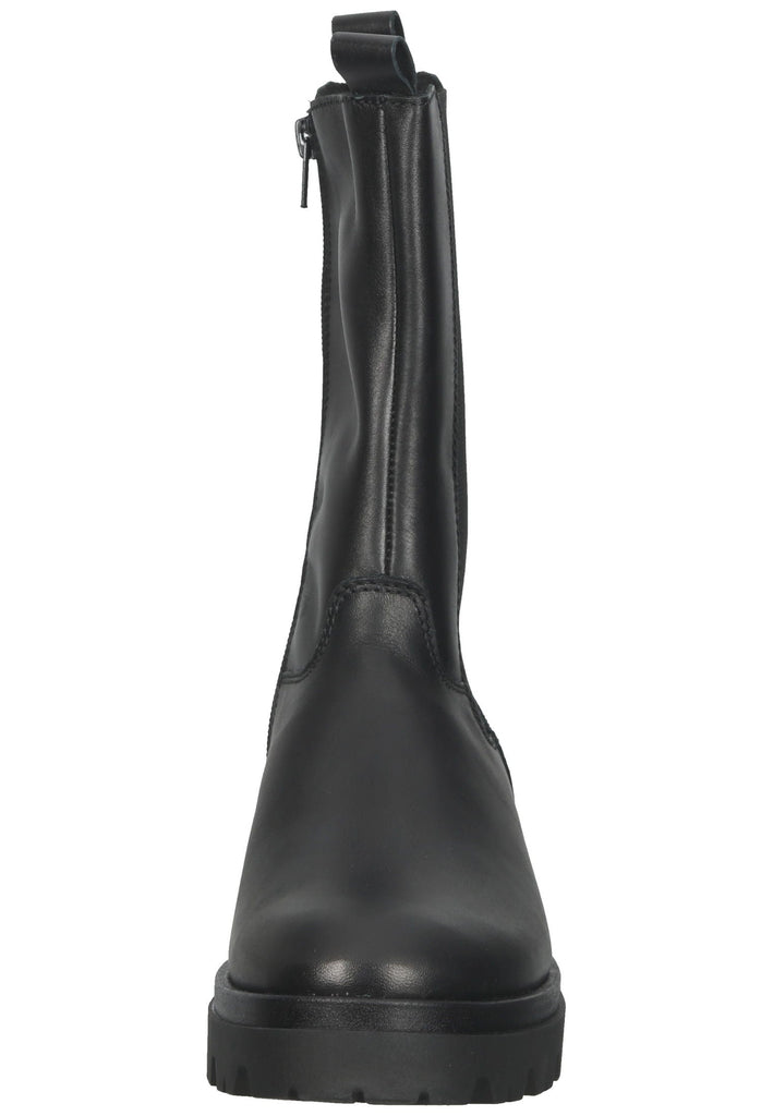 Richter Stiefel Leder/Textil Schwarz