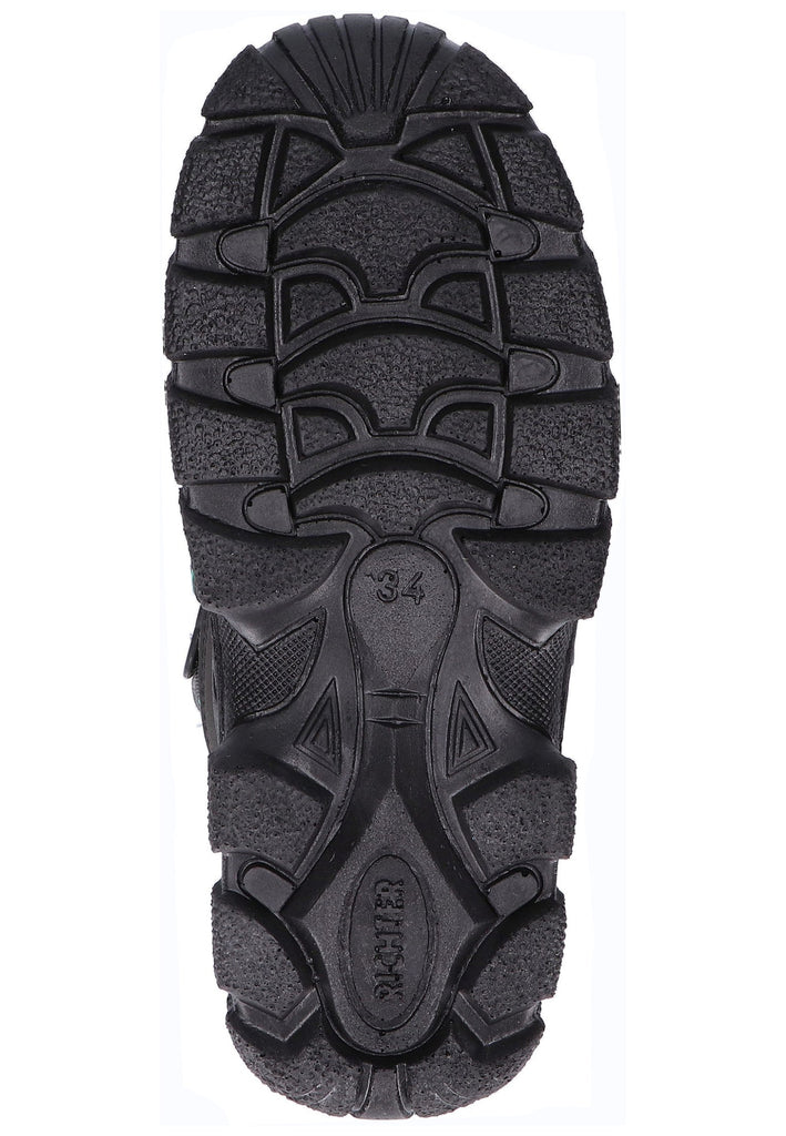 Richter Stiefel Lederimitat Schwarz